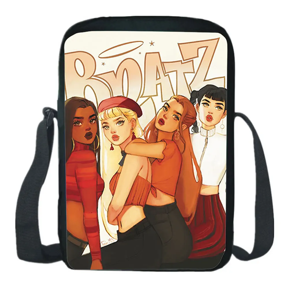 Bratz Backpack Merch Casual Crossbody Bag boy girl Shoulder Bag  Diagonal Small Backpack Light Messenger Phone Bag