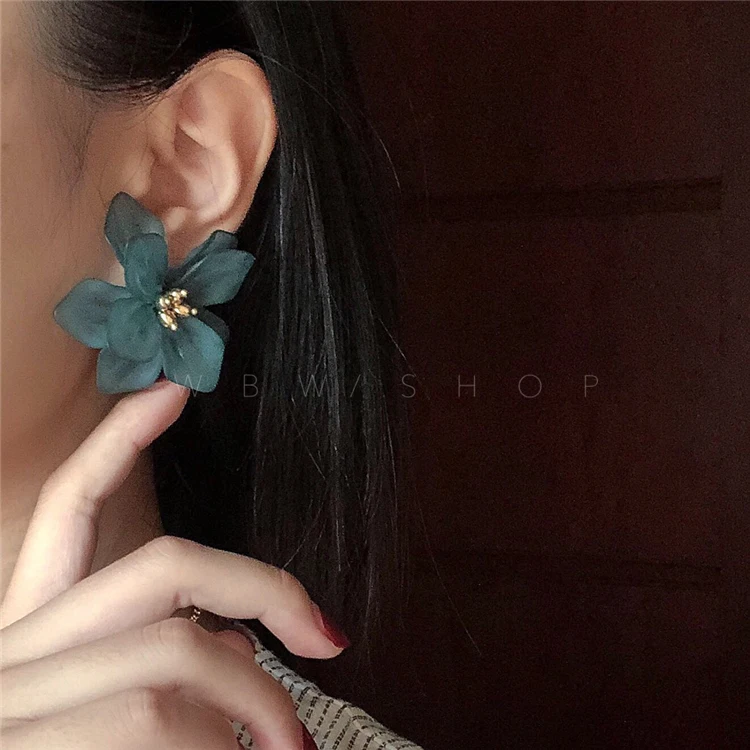 Timeless-Wonder-Gorgeous-resin-braided-floral-statement-Earrings-gown-Party-Gift-Brincos-wedding-runway-rare-limited
