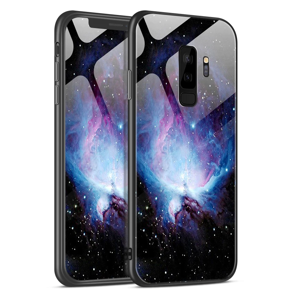 Чехол из закаленного стекла для Samsung Galaxy S8/S8 Plus, мягкий чехол для Galaxy S9 Plus+ защитный чехол для G950 G955 TPU Fundas - Цвет: W169