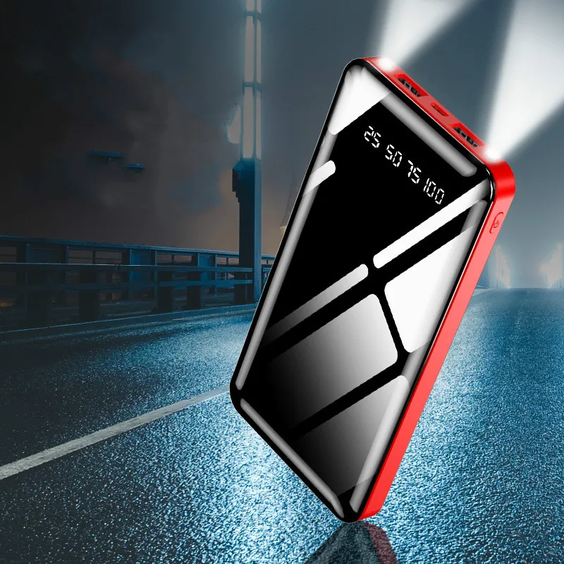Higt 30000 мАч Внешний аккумулятор, внешний аккумулятор, USB светодиодный внешний аккумулятор, портативное зарядное устройство для телефона Xiaomi iphone 7 8 X huawei 5G