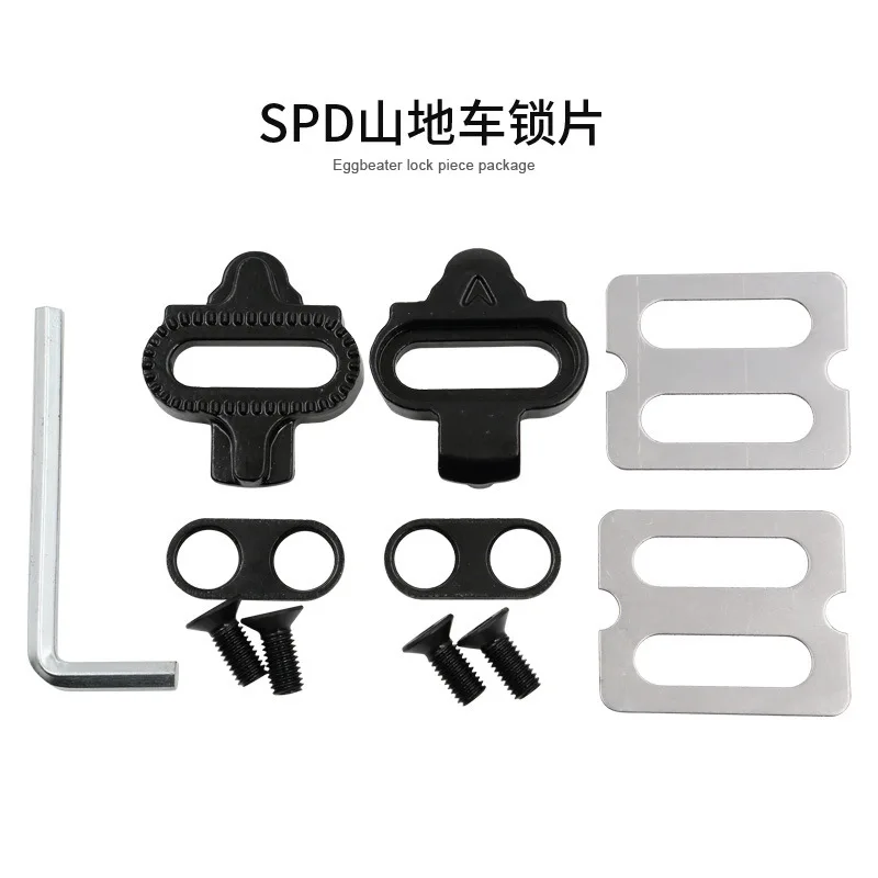 Mountain Bicycle Pedals Cleat Biking MTB Bike Cleat Set Clip in Clips