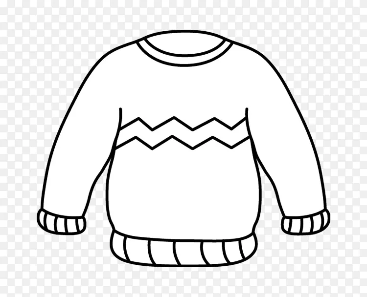 圣诞套头衫夹艺术毛衣服装.锯齿形条纹