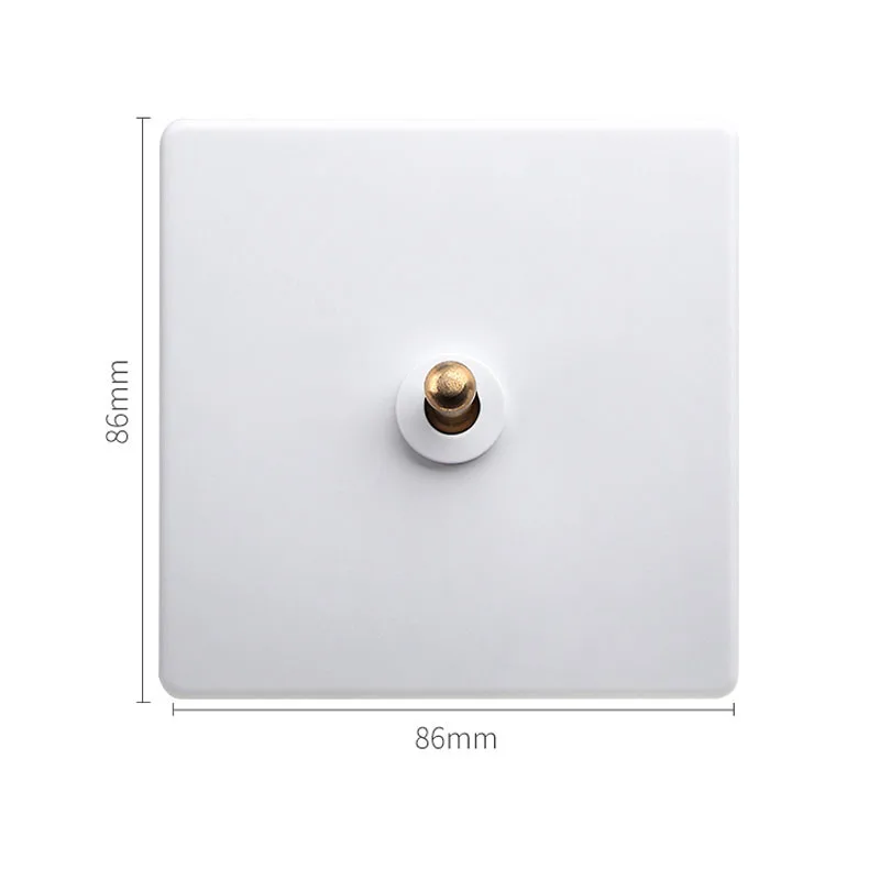 lâmpada de parede branca alta interruptor de tomada de controle interruptor de luz