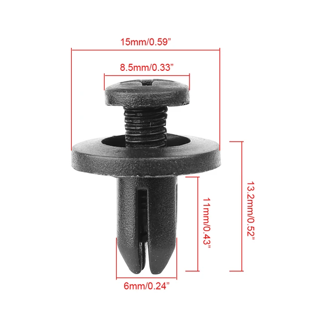 Fixation à clips pour les ailes (2 paires)