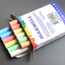 12 шт./партия беспыльная меловая ручка цвета офисные аксессуары escolar принадлежности для доски 6 мелков для tisas канцелярские товары для школы рисунок