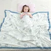 120x150cm 4 and 6 Layers Bamboo Fiber Muslin Swaddle Baby Blankets Wrap Newborn Baby Kids Bath Towel Children Sleeping Blanket 1