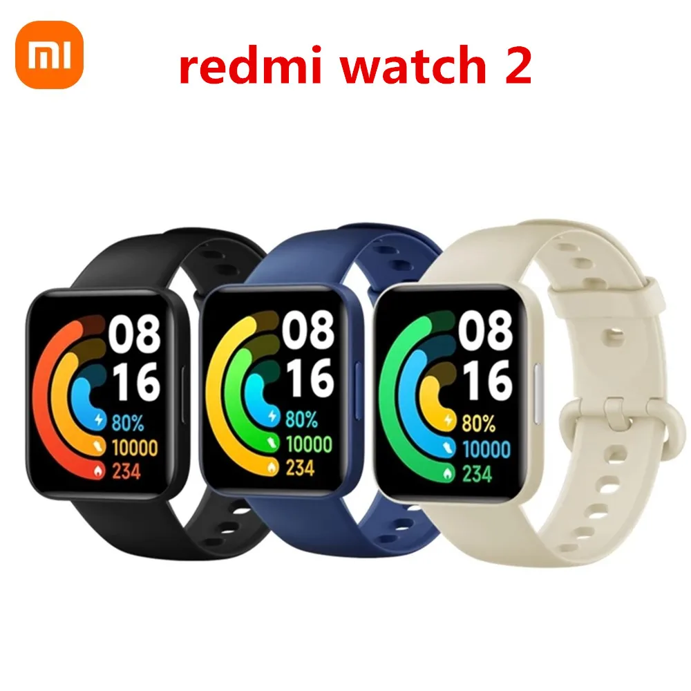 Смарт-часы Xiaomi Redmi Watch 2 1 6 дюйма AMOLED GPS 5 атм | Электроника