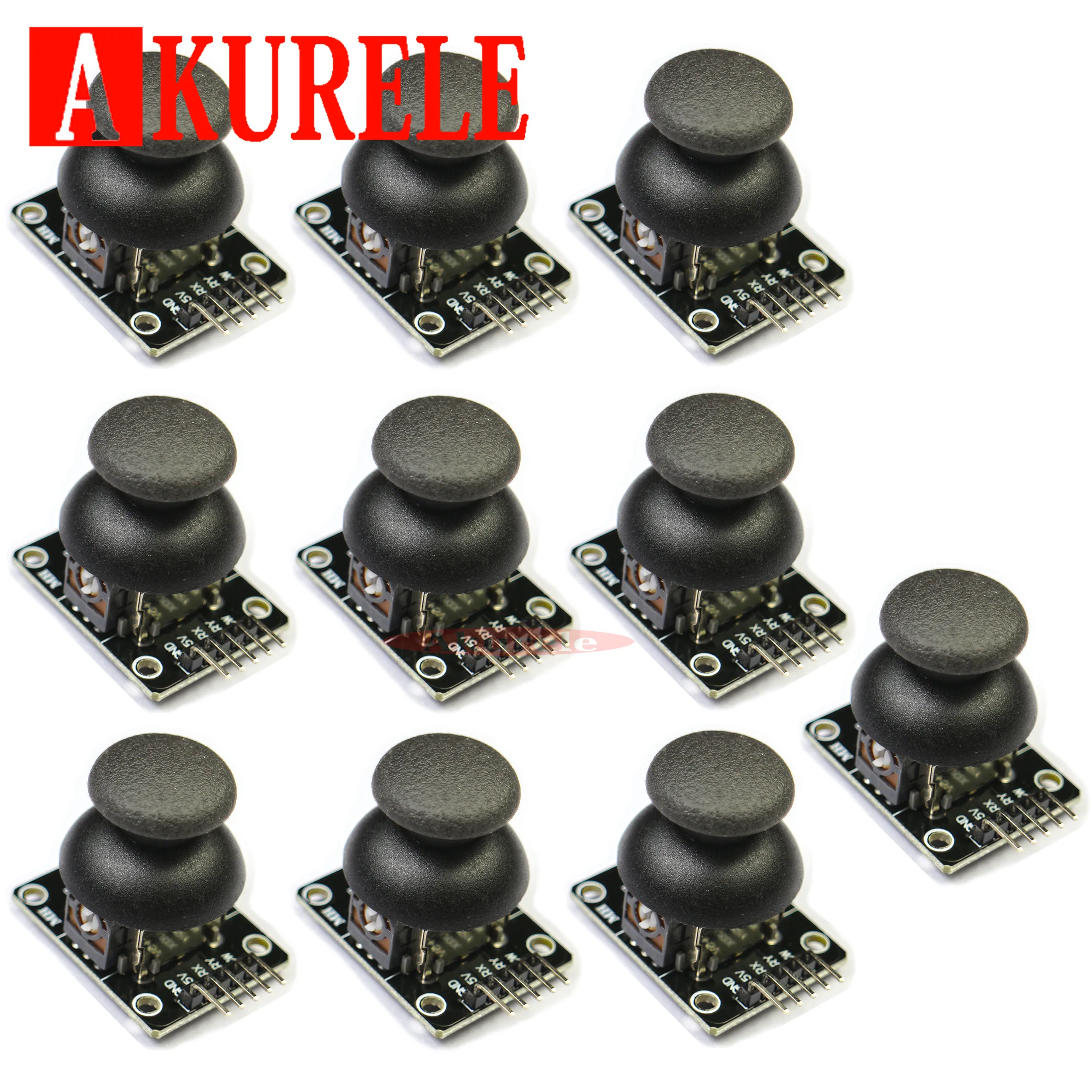 

10pcs Higher Quality Dual-axis XY Joystick Module PS2 Joystick Control Lever Sensor For Arduino KY-023