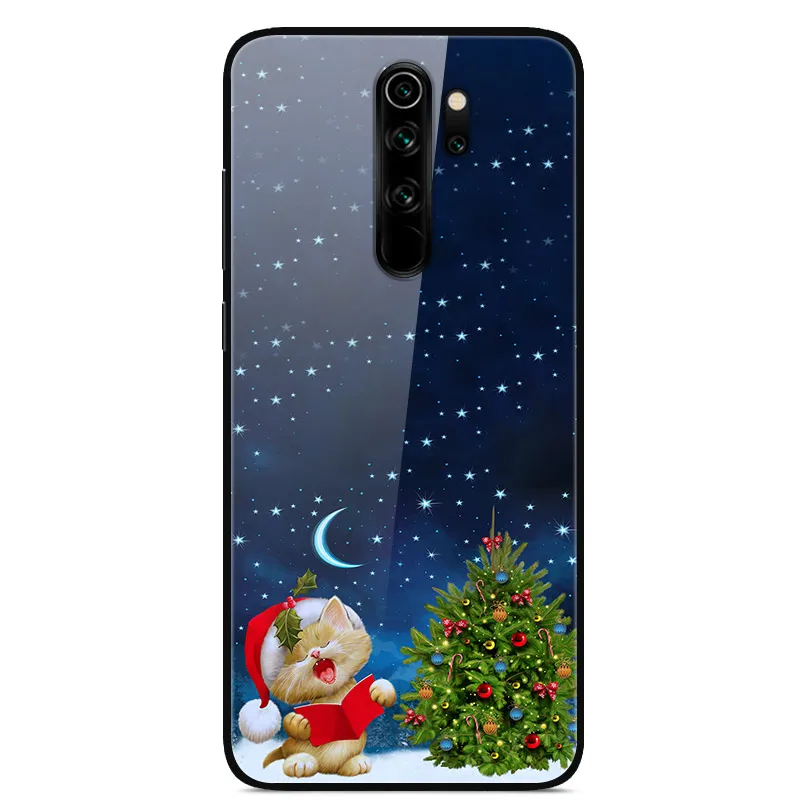 6,53 ''для Xiaomi Redmi Note 8 Pro Чехол из закаленного стекла жесткая задняя крышка защитный чехол для телефона s для Redmi Note8 Pro 8Pro бампер - Цвет: 41