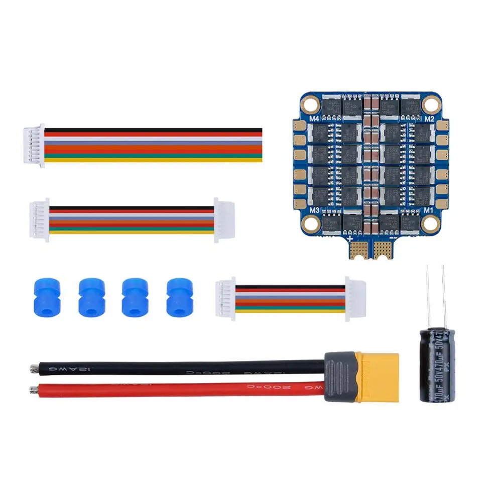 IFlight SucceX 50A 2-6s BLHeli_32 4-в-1 ESC с телеметрии поддержка DShot150/300/600/1200 MultiShot OneShot для небольшой гоночный Дрон с видом от первого лица