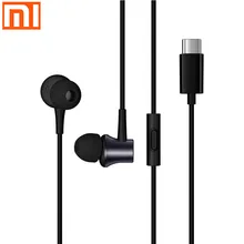 Новые оригинальные наушники Xiaomi Piston 3 type-C версии Наушники-вкладыши Xiaomi huawei usb type C гарнитура для mi8 mi5 5S redmi 4x