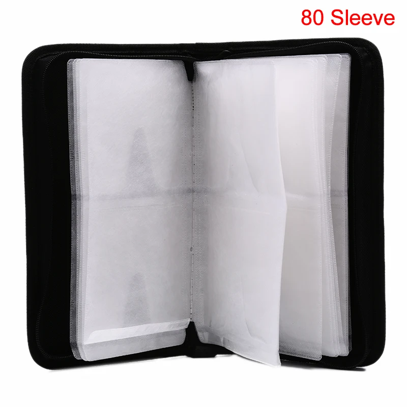 80 Disc PU DVD CD Storage CD Holder Carry Bag Case DJ Faux Leather Case