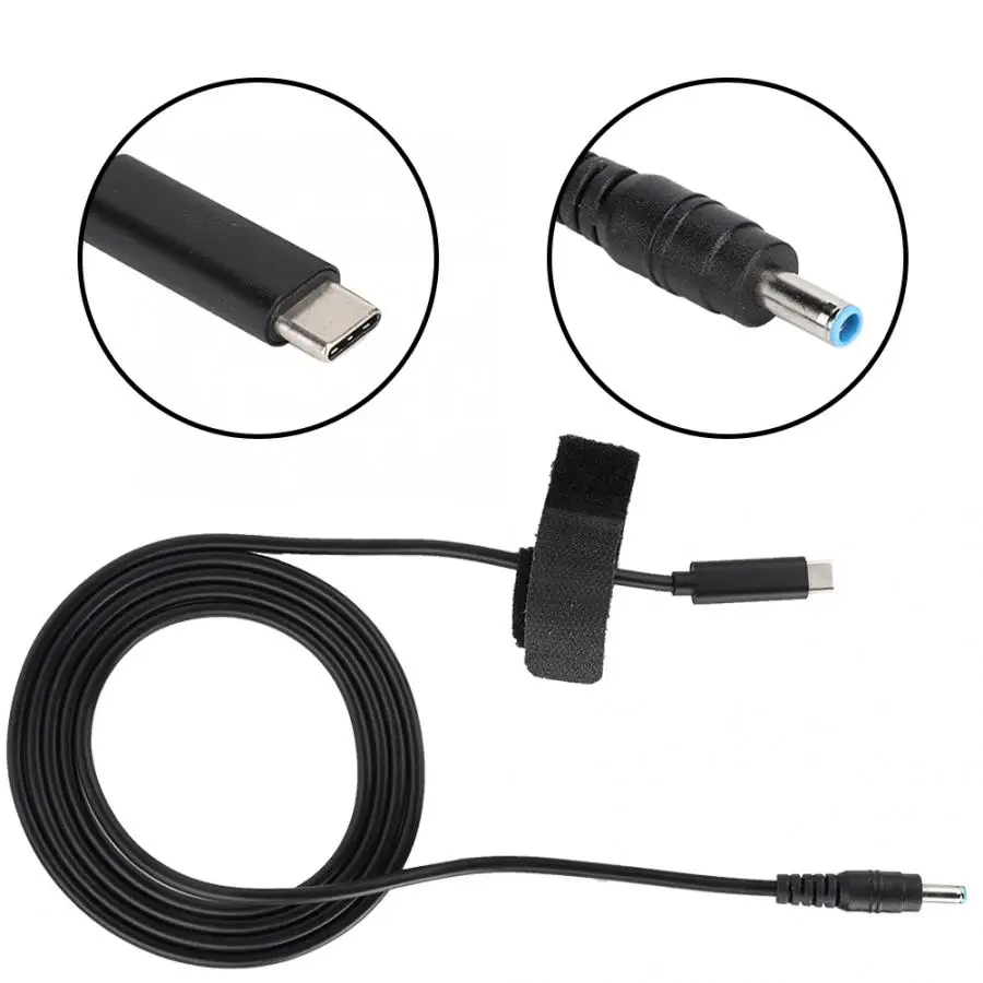 USB Type C к DC кабель 4 5 мм x 3 0 выход 19 в 65 Вт PD индукционный чип адаптер питания для