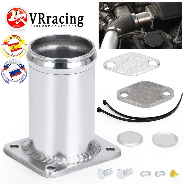 Aluminum EGR Delete Kit / EGR Removal Kit Blanking Bypass For BMW E46