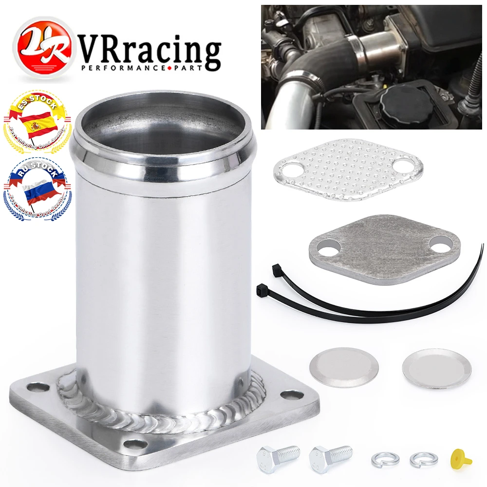 Aluminum Egr Delete Kit / Egr Removal Kit Blanking Bypass For Bmw E46 318d 320d 330d 330xd 320cd