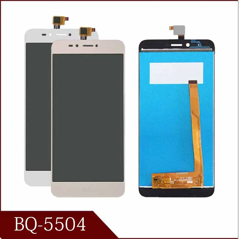 5.5&quot Black Gold Color For BQ BQ-5504 5504 BQS Strike Selfie Max LCD Display+Touch Screen Digitizer |