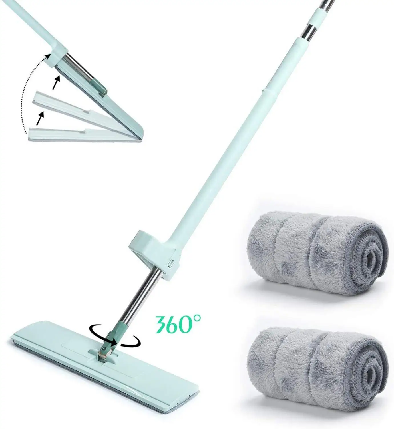 Spin Mop No Hand Washing Household Floor Cleaning Mop Long Handle Twist Mop  Dehydrating Lazy Person Mop Floor Cleaning Tools - AliExpress