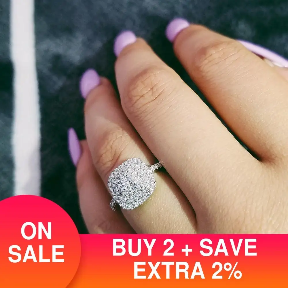 Женское кольцо из серебра 925 пробы с фианитом|ring jewelry|luxury ringaaa zirconia |