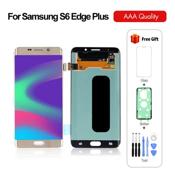 

LCD For Samsung For Galaxy S6 S5 LCD Display Screen Digitizer Assembly S6 Edge Plus Display with Gifts Repacement Parts