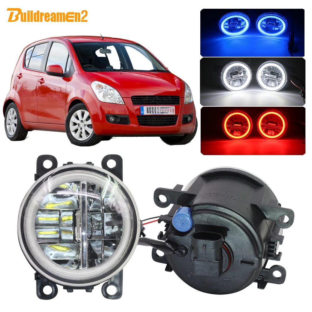 

Buildreamen2 Car H11 4000LM LED Fog Light Bulb Angel Eye Daytime Running Light DRL 12V For Suzuki Splash Hatchback 2008-2015