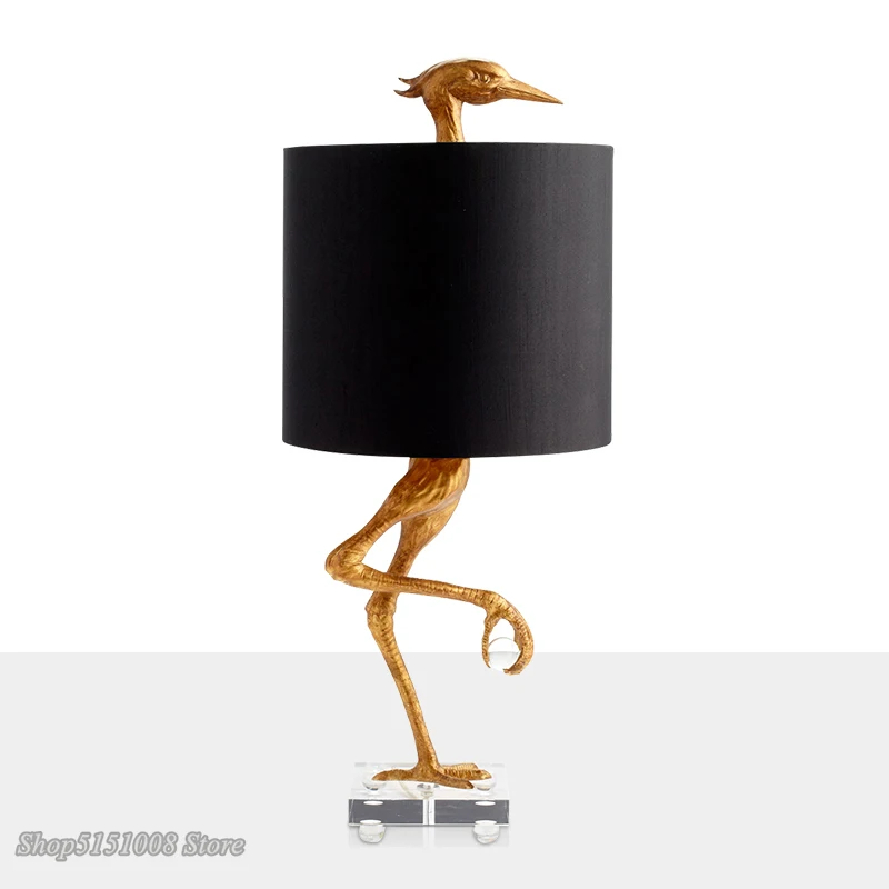 Creative Design Ostrich Shape Table Lamp American And Western Ostrich Shape Table Lamp