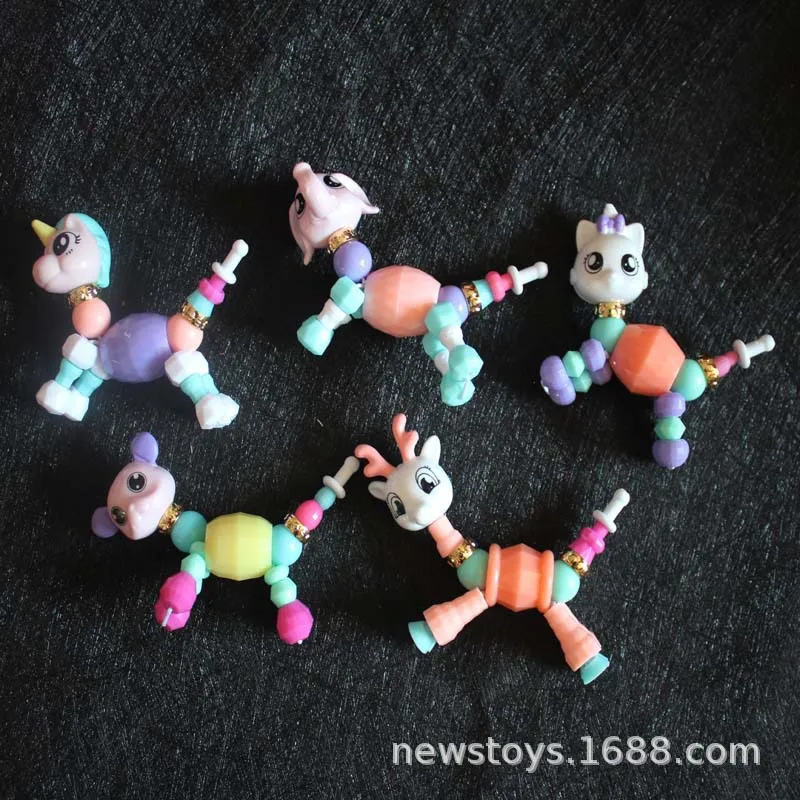 

Children Magic Bracelets Multi-functional Magic Pet Bracelets Twisty petzdiy Twisted Animal Transformation Bracelets