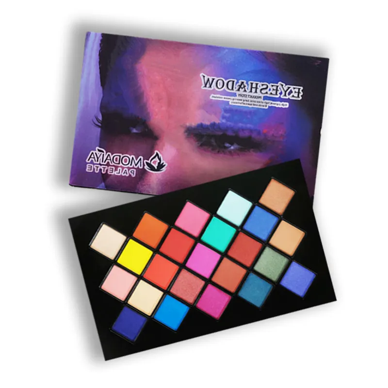 

Mysteriou 23 Colors Eyeshadow Palette Holographic Glitter Pigment Matte Shimmer Eye Shadow Powder Shiny Eye Makeup Pallete