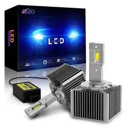 AILEO – Mini Canbus 1:1 6500K blanc froid D1S D1R D2S D2R D3S D3R D4S D4R, Kit de mise à jour pour ampoule de phare de voiture, 110W 25000LM 