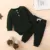 4 Colors Newborn Baby Knitted Warm 2Pcs Suit Toddler Girl Boy Long Sleeve Romper Tops Pants Fall Winter Homewear 9