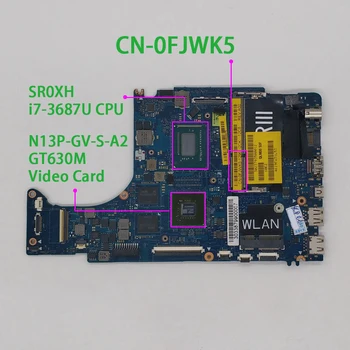 

CN-0FJWK5 0FJWK5 FJWK5 QLM00 LA-7841P REV:1.0(A00) I7-3687U CPU for Dell XPS L421X NoteBook PC Laptop Motherboard Mainboard