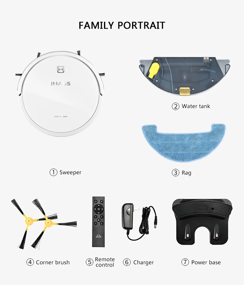 IMASS приложение для планирования уборки робот домашний беспроводной пылесос для уборки пола робот умный пылесос робот Пылесборник