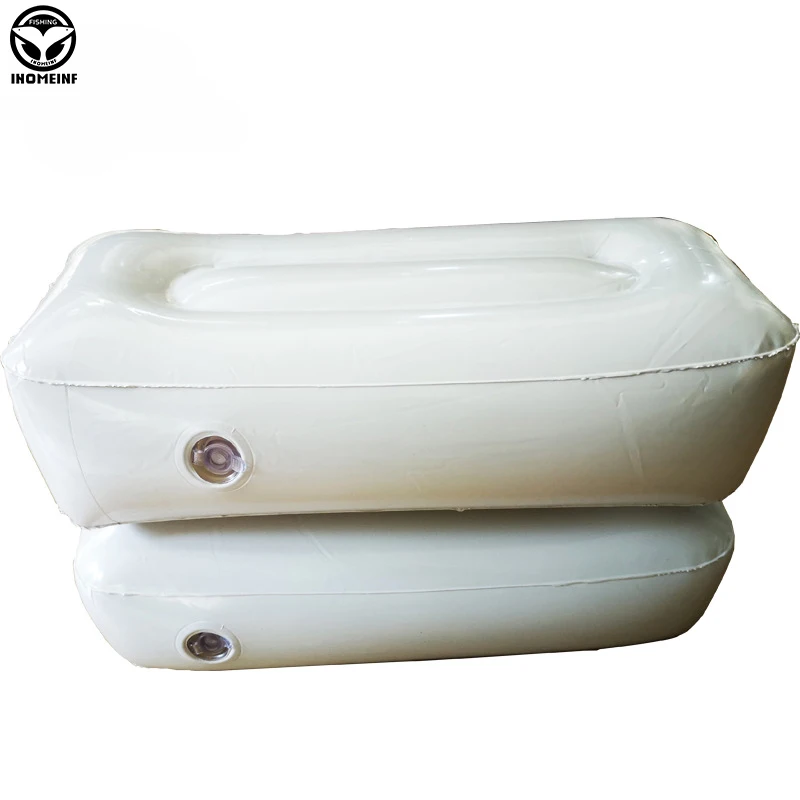Description Picture 5 of itemInflatable Cushion Lightweight Thickened PVC Boats Seat Mats For Fishing Boat/Kayak/Canoe/Rowing Seat Pillow 56*27*15cm