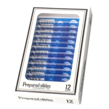 12 шт./кор. детский микроскоп Пластик образец растения студент насекомых образования детей подготовлены шлепанцы без задника с открытыми пальцами биологических образцов