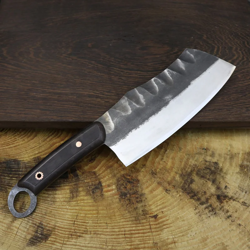 Hand Forged Kitchen Knife - Chef’s Meat Cleaver/Butcher Knife