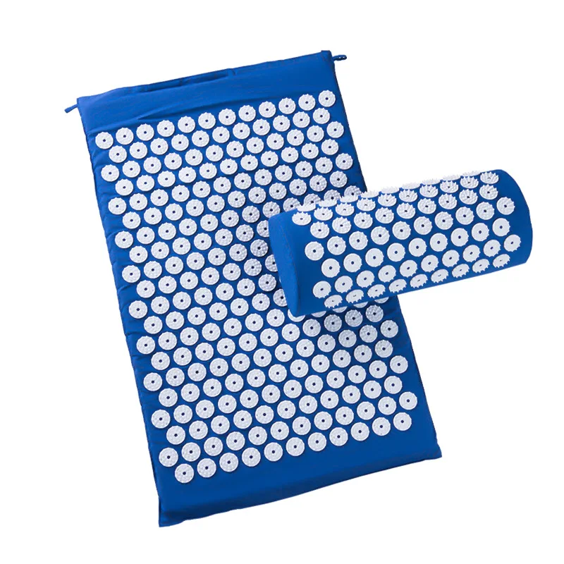 Massager Cushions Lotus Acupressure Mats Pillow Yoga Mats Relieve Back Pain Spike Mat Head Neck Foot Anti-stress Needle Massager
