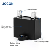 Condensateur de démarrage de ventilateur externe de climatiseur CBB61, 2 pièces, condensateur de fonctionnement de moteur 450V 1UF 1.2UF 1.5UF 2UF 2.5UF 3UF 3.5UF 4UF 4.5UF 6