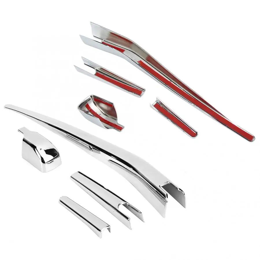 

4pcs Auto Rear Wiper Cover ABS Chrome Tail Windshield Trim Fit for Toyota HiAce 2019 Tail Windscreen Cover Car Accessories