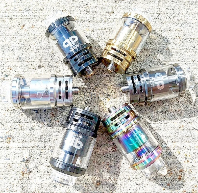 

Newest QP FATALITY M25 RTA RDTA 25mm 5.5ml Top airflow Vape Tank Adjustable Airflow Fit 510 Thread mech Vape box Mod kit