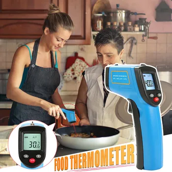 

Household temperature food multifunctional thermometer non-contact High-precision Object Surface termometro digital infrarojo