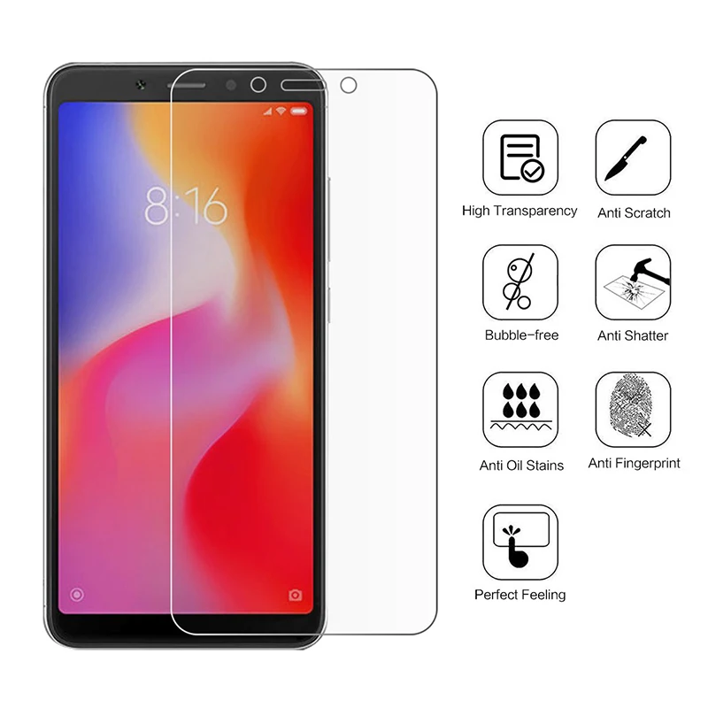 Защитное стекло Redmi6 6A для Xiaomi Redmi 6 A A6 Ksiomi redme My Redmi6A защитная пленка экрана