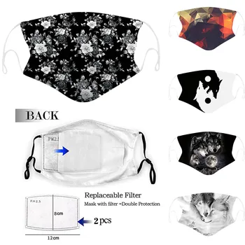 

PM2.5 Breathable Outdoor Unisex Dustproof Windproof Foggy Haze Anti-spitting Protective Mask Washable Reusable Mouth Mask#40