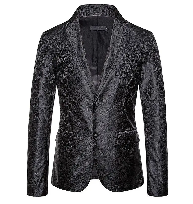 Модные английские костюмы Мужской Блейзер masculino slim fit casaco jaqueta masculina повседневное деловое пальто с принтом Мужская куртка - Цвет: 2