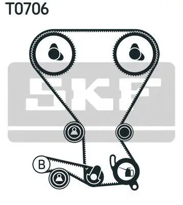 Set of timing belt (belt roller) vkma95959 (SKF) | Автомобили и мотоциклы