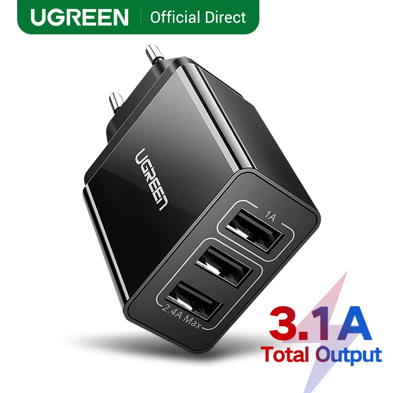 UGREEN USB зарядное устройство для Samsung Xiaomi Huawei зарядное устройство для телефона 3.4A Макс быстрое зарядное устройство для iPhone X EU адаптер настенное зарядное устройство|Зарядные устройства|   | АлиЭкспресс