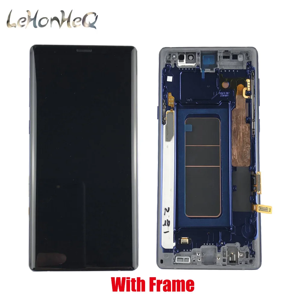 Оригинальный 6 4 &quotЖК дисплей с рамкой для samsung Galaxy Note 9 N960 N960F N960D N960DS ЖК кодирующий