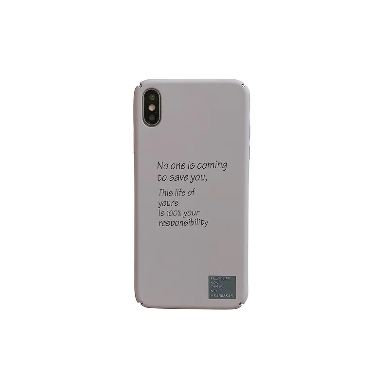 Однотонный Простой корейский чехол для телефона в стиле ретро с надписью iPhone 11 Pro