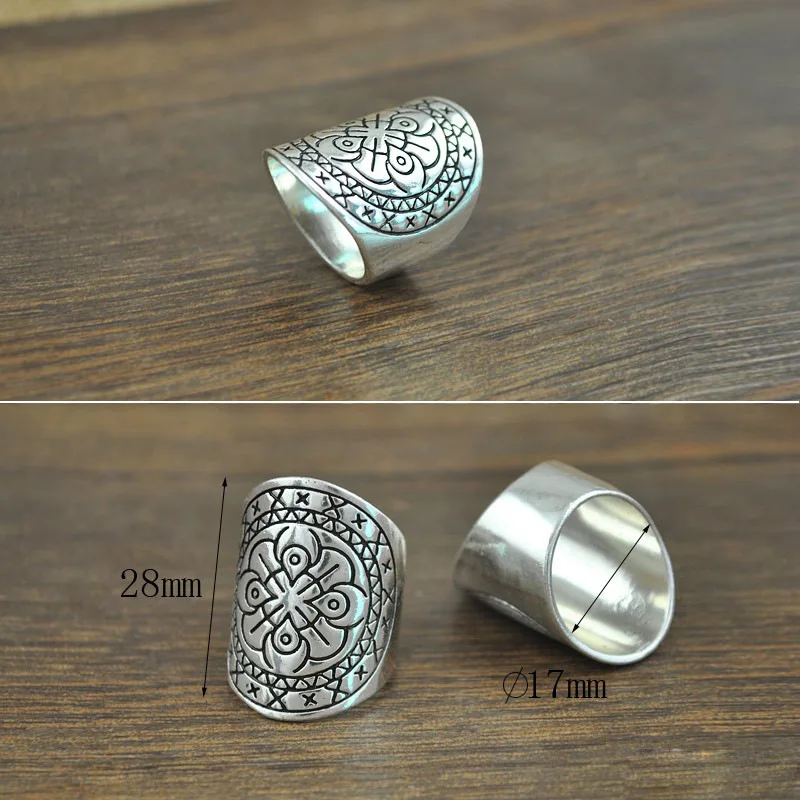 Fashion Style Varved Geometry Totem Rings Hot Selling