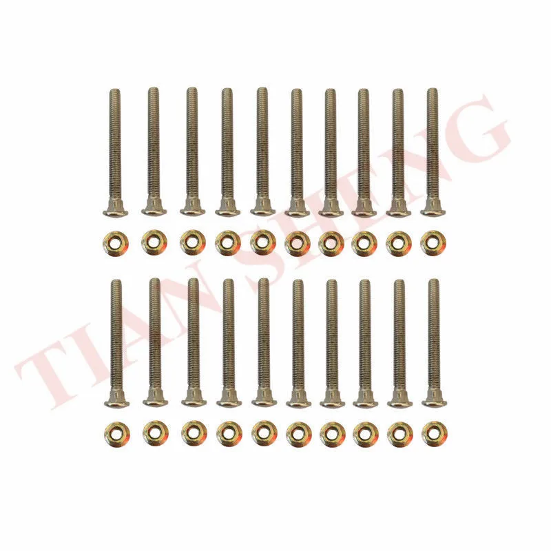 

100Pcs/Lot 4*35mm bolts with nuts for arcade machine mounting bill acceptor coin acceptor screws and nuts