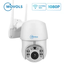 Movols 1080P PTZ Автоматическая ip-камера слежения Wifi 4X цифровой зум Камера Безопасности s IR Водонепроницаемая скоростная купольная 2-мегапиксельная камера наблюдения