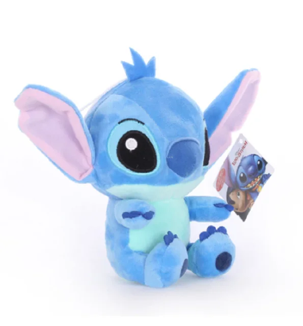20cm Disney Lilo & Stitch Couple Models Cartoon Stuffed Plush Dolls Anime Plush Baby Toys Pendant Toys Kawaii Kids Birthday Gift 3